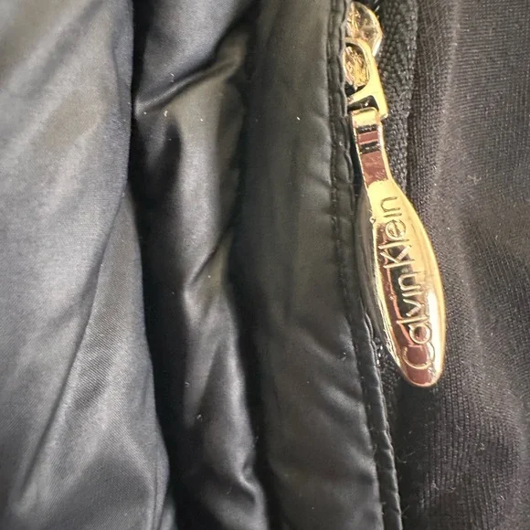 Calvin Klein performance premium down full zip light weight black vest size M - Picture 4 of 14